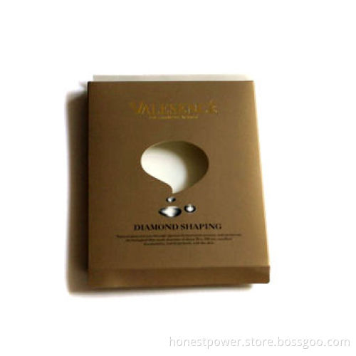 Paper Box with Clear PVC Window, Suitable for Cosmetic, Perfume and Gift Packing